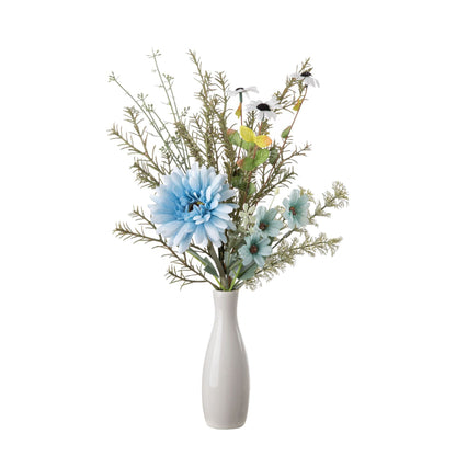 Frosty November Faux Flower Bouquet - Elegant Decorative Wedding Handheld Flowers & Wall Decor CF01257 for Unforgettable Celebrations