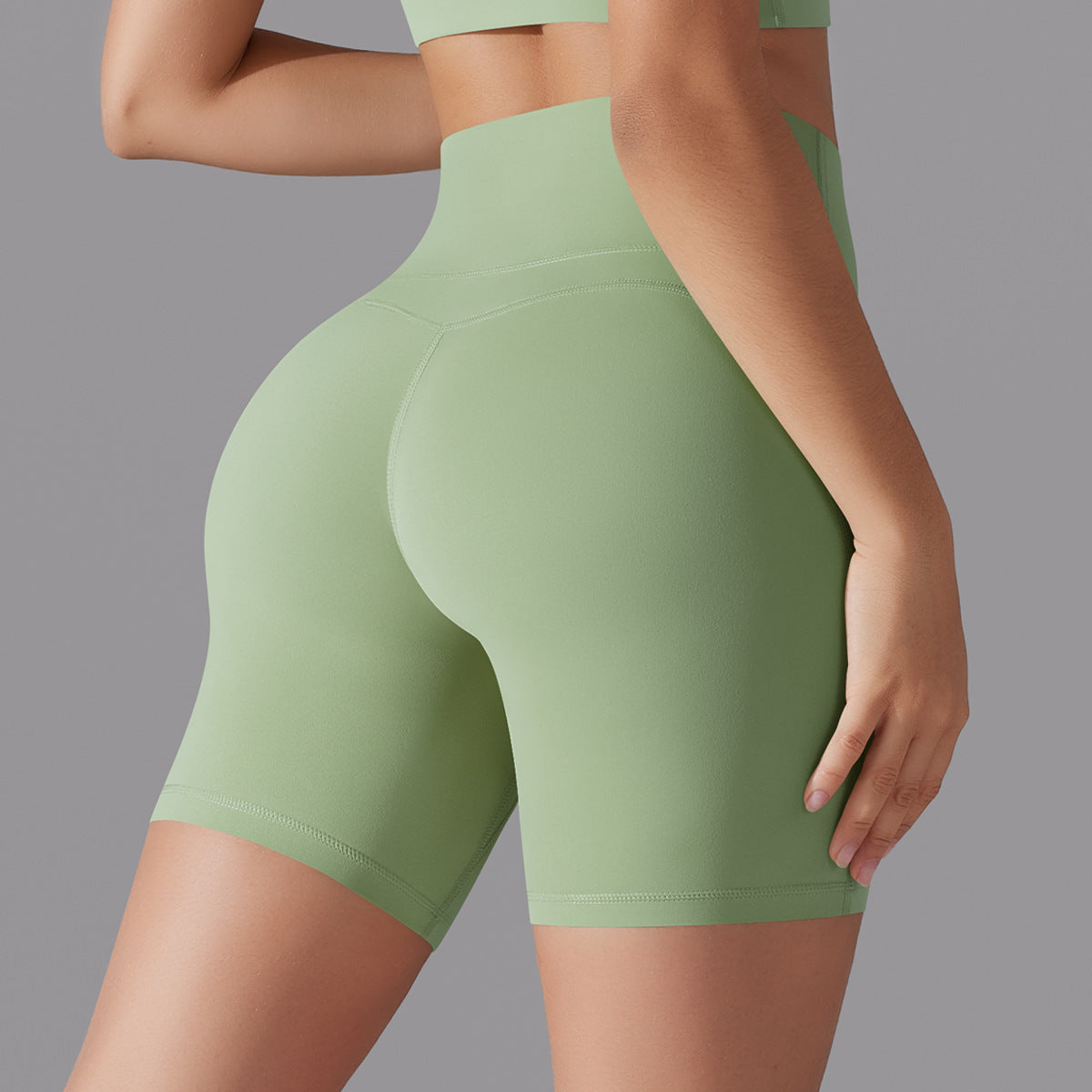 High Waisted Butt Lifting Comfort Shorts No Underwear No Visible Lines for Running Fitness Yoga