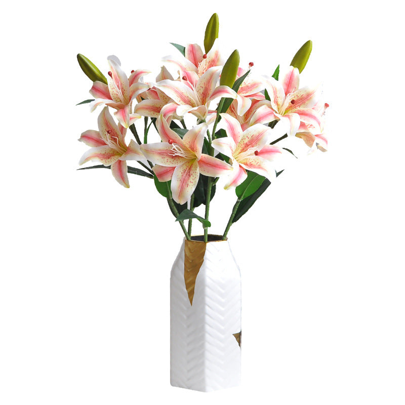 Stunning 3D Printed Faux Lily Flowers for Home Décor - Perfect Decorative Accents for Weddings and Celebrations