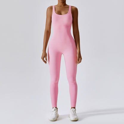 Fall Seamless Yoga Bodysuit for Dance High Waist Compression Fitness Outfit for a Sculpted Look Flexible and Activewear