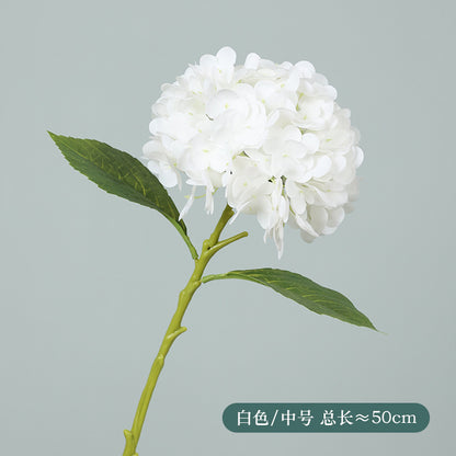 Realistic Touch Hydrangea Artificial Flowers for Home Decor - Perfect for Living Room Arrangements, Weddings, and Photography Props