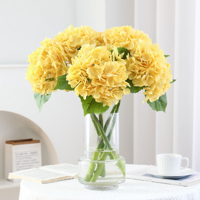 Realistic Hydrangea Faux Flowers for Home Décor -  Quality, Moisture-Resistant, Perfect for Living Room and Bedroom Styling, Ideal Photo Props