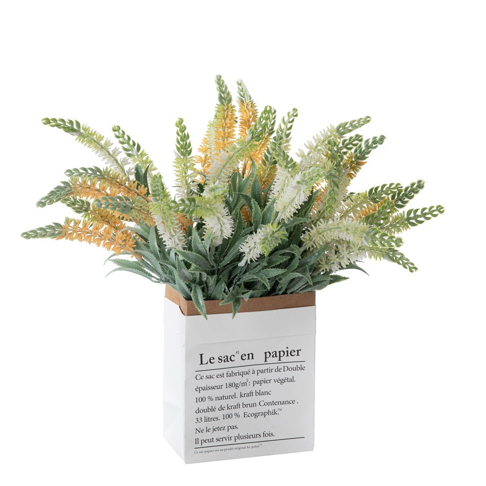 INS Style Sage Green Faux Plant - Artificial Flower Decoration for Weddings, Home Decor, and Craft Projects | Realistic Look, High Quality | Model MW73778