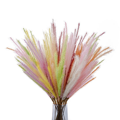 Stylish Faux Grass Plume Flower Bouquet for Home Decor – Perfect for Weddings & Events, Decorative Aisle Markers & Flower Walls – MW09911