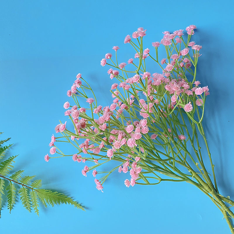 Realistic Fake Baby's Breath Artificial Flowers - Perfect for Living Room Decor, Wedding Bouquets, and Photography Props