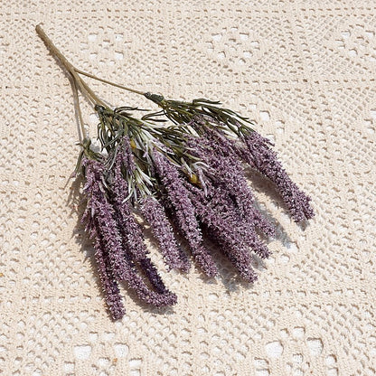 Elegant European-Style Faux Midge Grass Flowers for Home Decor - Realistic Dog Tail Grass Artificial Blooms for Weddings, Events, and Hotel Arrangements