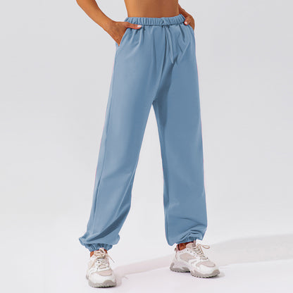 Fall Fashion Women's Loose Fit High Waisted Sports Pants for Dance Outdoor Activities and Casual Wear Versatile Straight Leg Comfort for Commuting