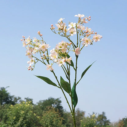 Realistic Faux Fragrant Flower Bouquet - 3 Branch Lilac Spray, Perfect for Home Decor, Weddings, and Photography Styling