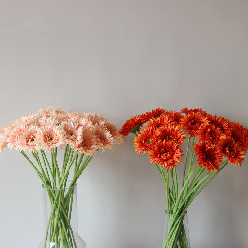 Realistic Faux Flowers: African Daisy & Sunflower Decorative Silk Flowers for Weddings, Events, and Home Décor