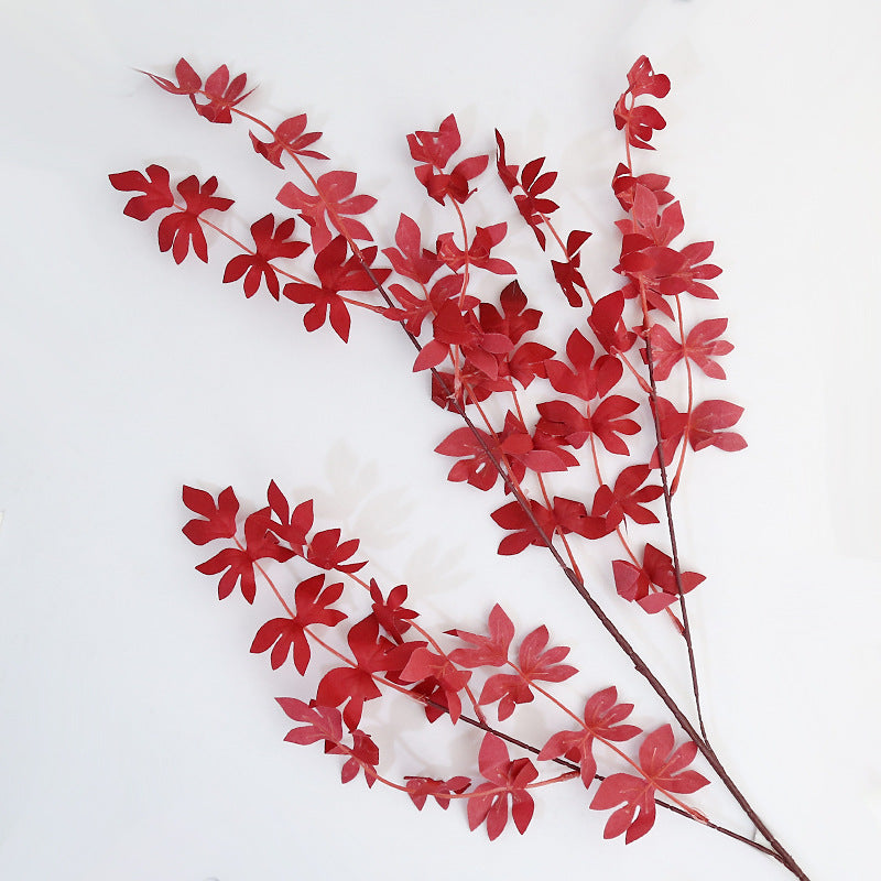 Realistic Artificial Beauty Leaf Wedding Decoration with Hanging Branches and Foliage - Ideal for Photography Props and Floral Arrangements