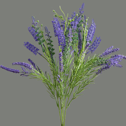 Stunning Artificial Lavender Floral Arrangement – Five-Head Faux Lavender for Rustic Home Décor and Elegant Living Room Centerpieces