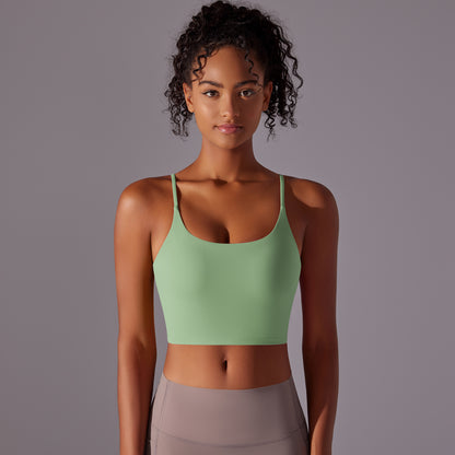 and Supportive Women's Racerback Sports Bra for Yoga Running and Everyday Fitness Activities