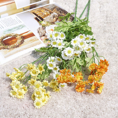 Charming Daisy Faux Flowers - Elegant Chamomile-Inspired Table Decor, Fresh and Vibrant African Daisy Artificial Blooms for Stylish Home Soft Furnishings