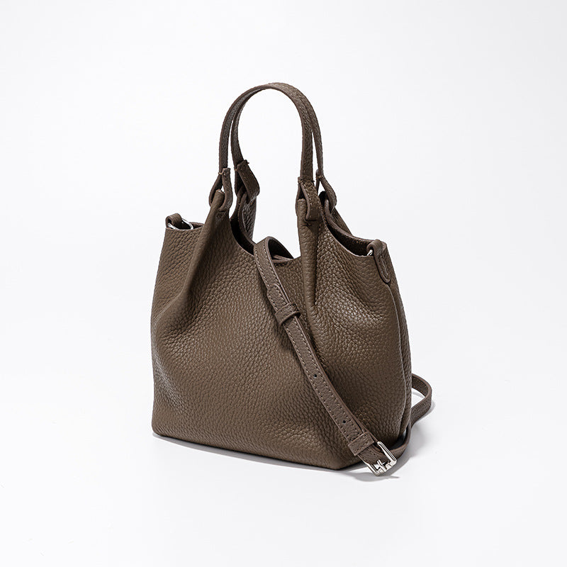 Mini Handbag Made from Full Grain Leather Versatile Commuter Shoulder and Crossbody Bag for Everyday Use