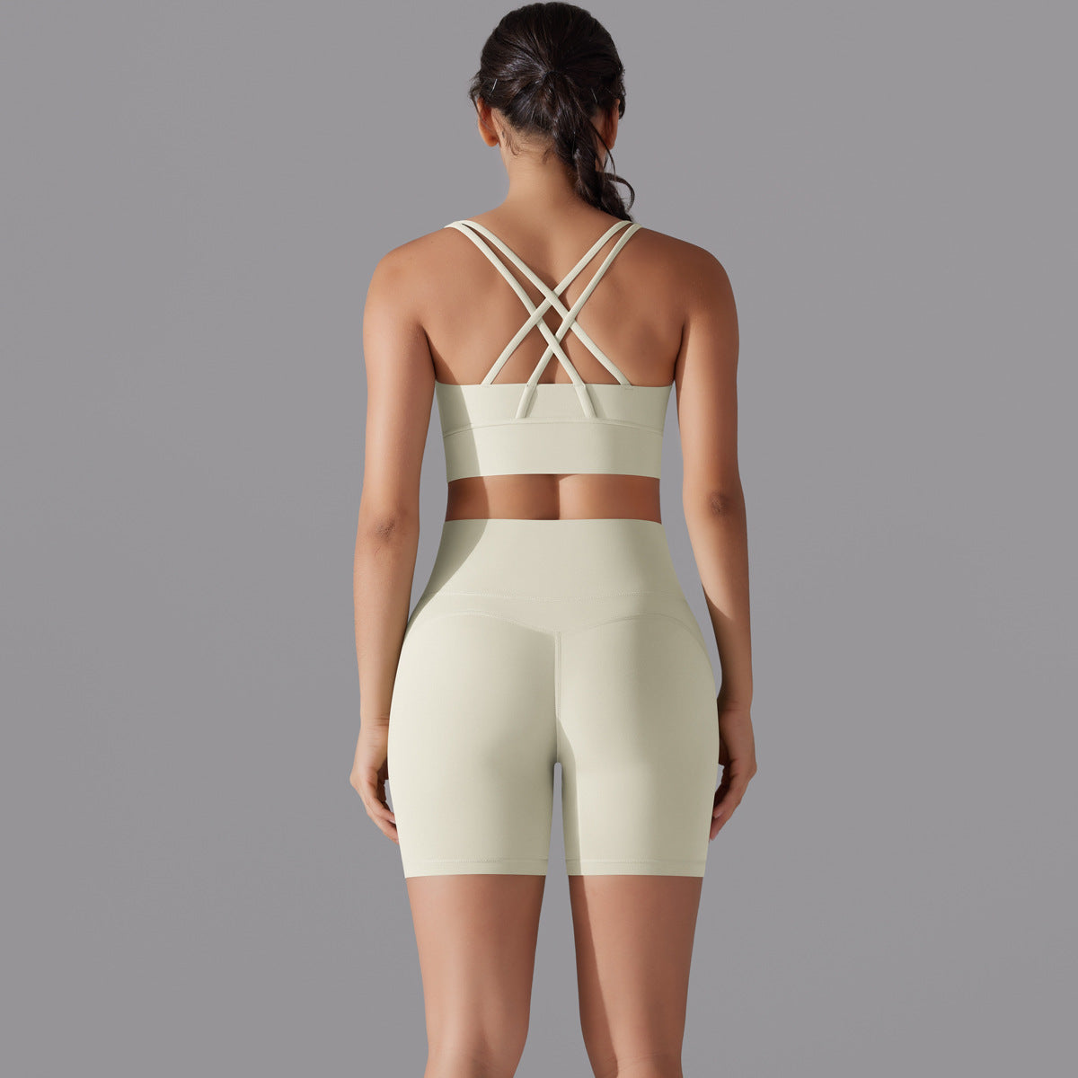 Trending High Waisted Butt Lifting Seamless Shorts No Underwear Needed for Comfort for Running Gym Workouts and Yoga Sets