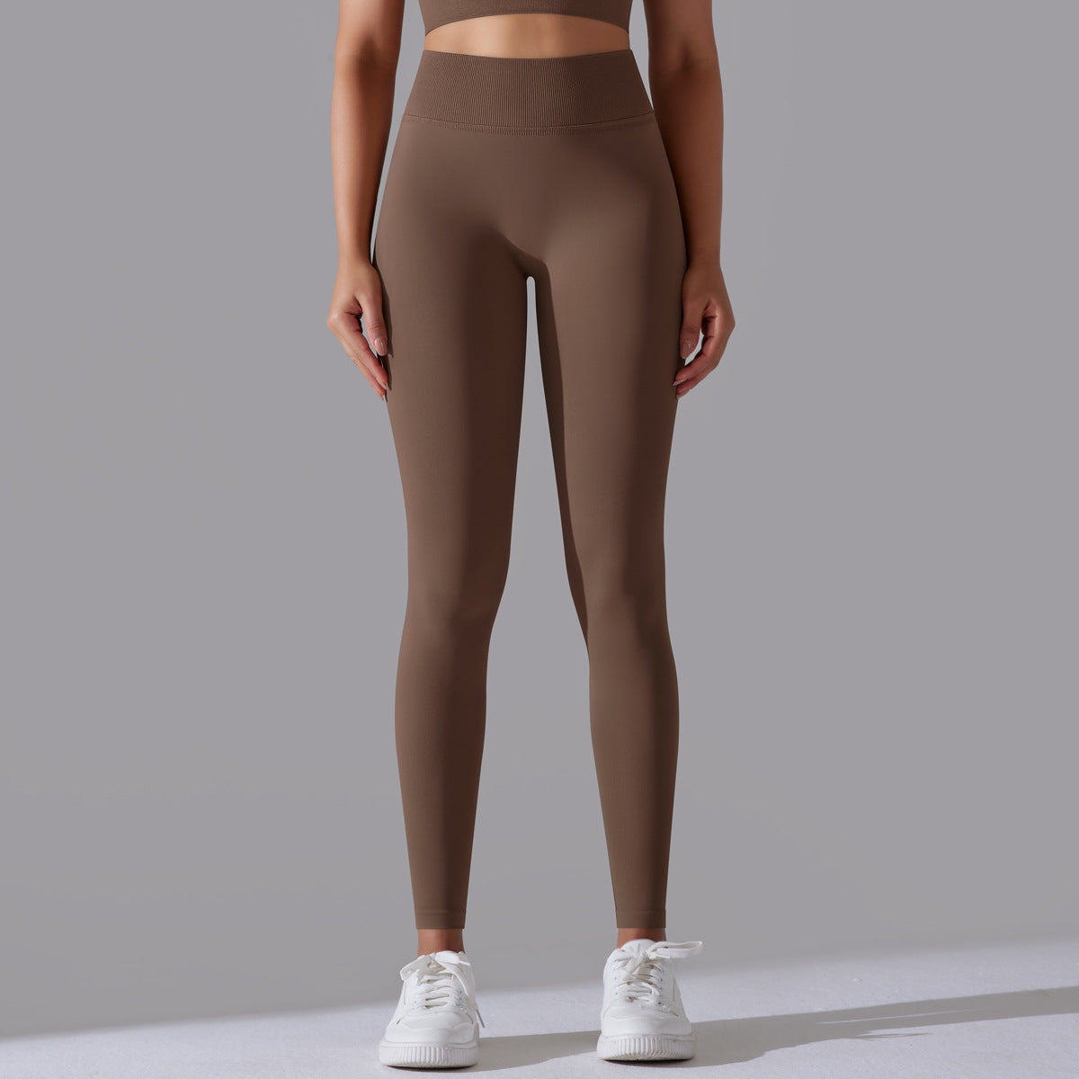 Seamless High Waisted Control Pants for Women Sculpting Peach Butt Leggings for Yoga Fitness and Everyday Wear