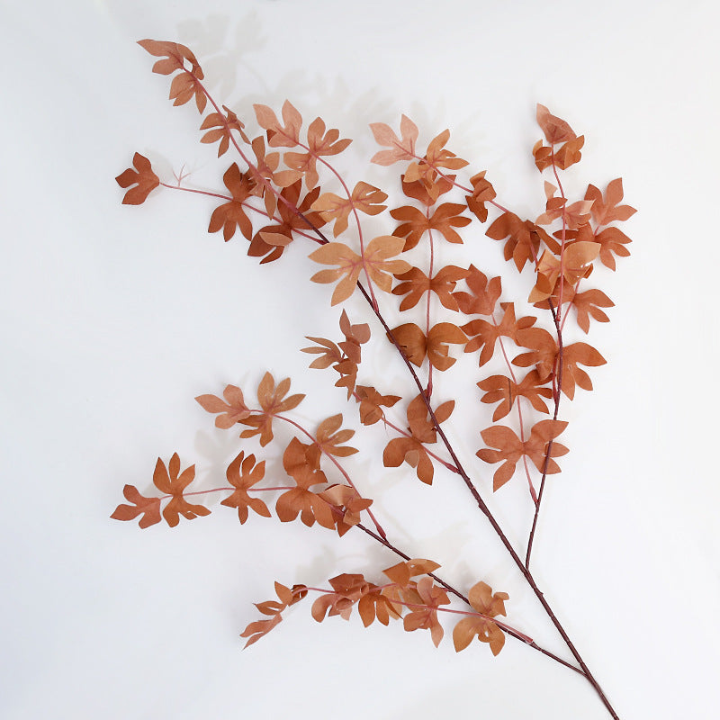 Realistic Artificial Beauty Leaf Wedding Decoration with Hanging Branches and Foliage - Ideal for Photography Props and Floral Arrangements