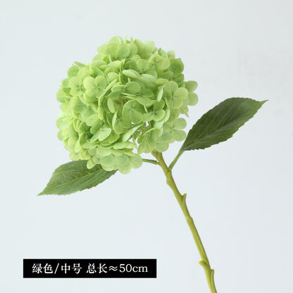 Realistic 3D Hydrangea Flower Stem - Lifelike Single Branch Faux Hydrangea for Wedding and Home Décor - Perfect for Lasting Beauty and Maintenance-Free Arrangement