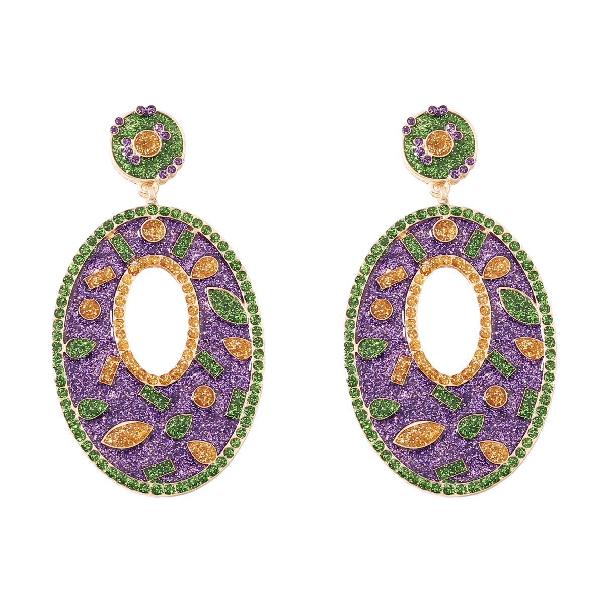 Chic Geometric Lightweight Luxury Earrings – Versatile Festival Accessory for Effortless Style