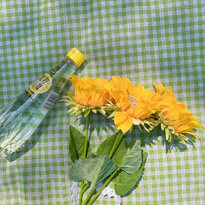 Vibrant Sunflower Faux Flower Bouquet - Perfect for Picnics, Photography Props, and Travel Decor