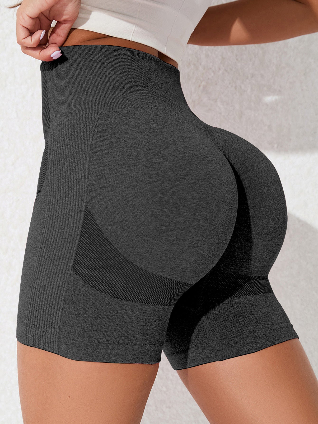 High Waisted Peach Butt Yoga Shorts for Women Quick Drying Fitness and Running Shorts with Lifted Design and Comfort Fit