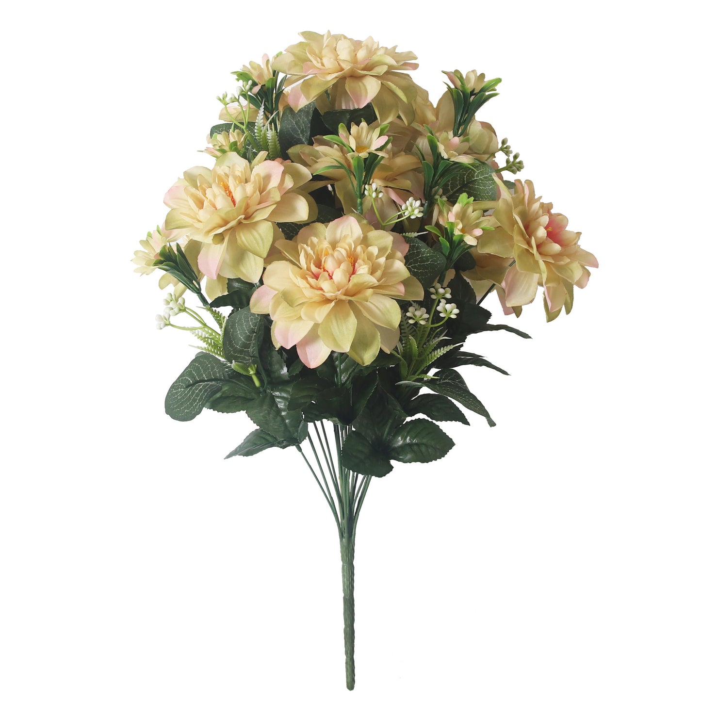 Elegant 18-Branch Faux Peony Flower Bouquet - European Style Silk Floral Arrangement for Home and Event Decor