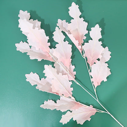 Stunning Faux Plant 3-Prong Buddha Leaf Wedding Decoration for Aisle and Archway – Perfect for Floral Arrangements and Ceiling Hangings