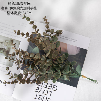 Stunning Eucalyptus Bouquet - Realistic Faux Green Plant Decoration for Weddings and Events - INS Style Floral Arrangement MW85503