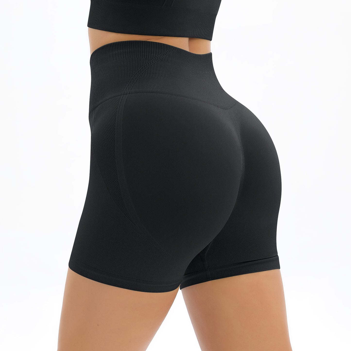 Seamless High Waisted Peach Butt Yoga Shorts for Women for Fitness Running and Yoga Workouts