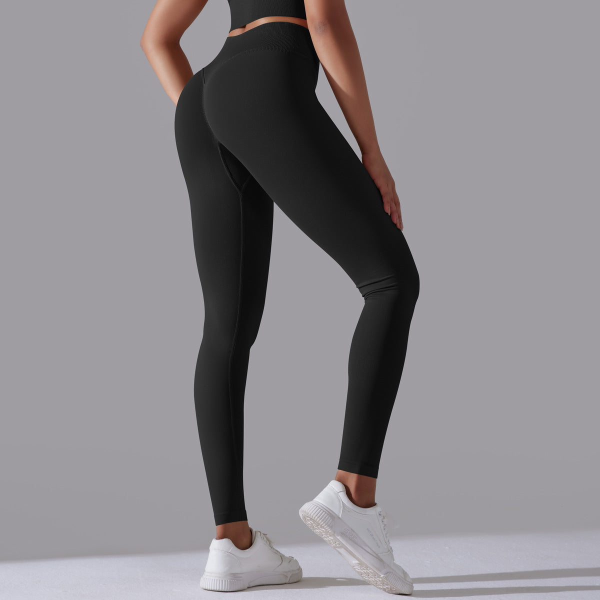 Seamless High Waisted Control Pants for Women Sculpting Peach Butt Leggings for Yoga Fitness and Everyday Wear