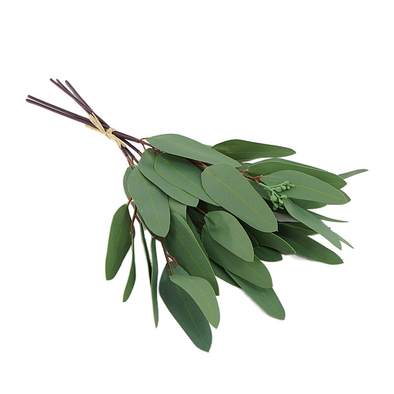 Scandinavian-Inspired Artificial Eucalyptus Leaves for Stunning Home Décor - Perfect for Living Room Arrangements, Faux Floral Displays, and Creative Interior Styling