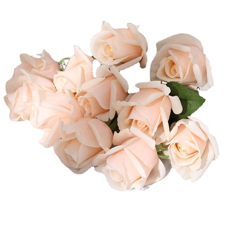 Single Stem Realistic Touch Moisturizing Rose – Perfect for Valentine's Day, Weddings, Home Decor, Hotels, Shopping Malls & Photography Props