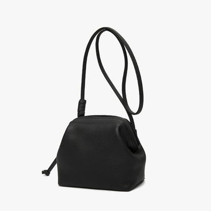 Chic and Cozy Fashion Minimalist Cloud Bag Genuine Leather Shell Bag for Women Shoulder and Crossbody Purse with Soft Touch