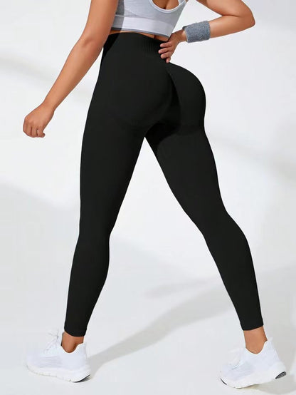 Seamless Ribbed Yoga Leggings for a Butt Lifting Workout Comfortable and Fitness Leggings for Every Yoga Enthusiast