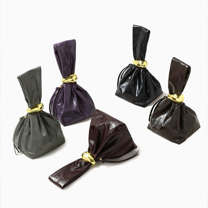 Crystal Oil Wax Cowhide Handbag Exclusive Gift Bag for Distinctive Style and Elegance