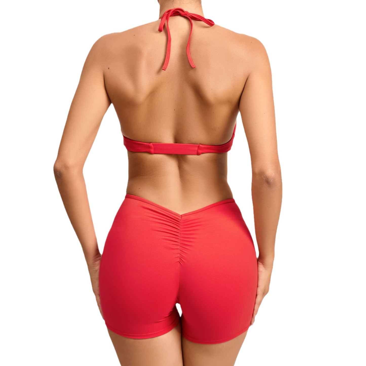 All in One Women s Yoga Jumpsuit Cut Out Back Versatile for Running Gym Workouts Yoga Classes