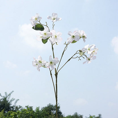 Realistic Apple Blossom Branch – Zen-Inspired Faux Flowers for Home, Hotel, and Mall Decor – Perfect for Weddings and Special Occasions