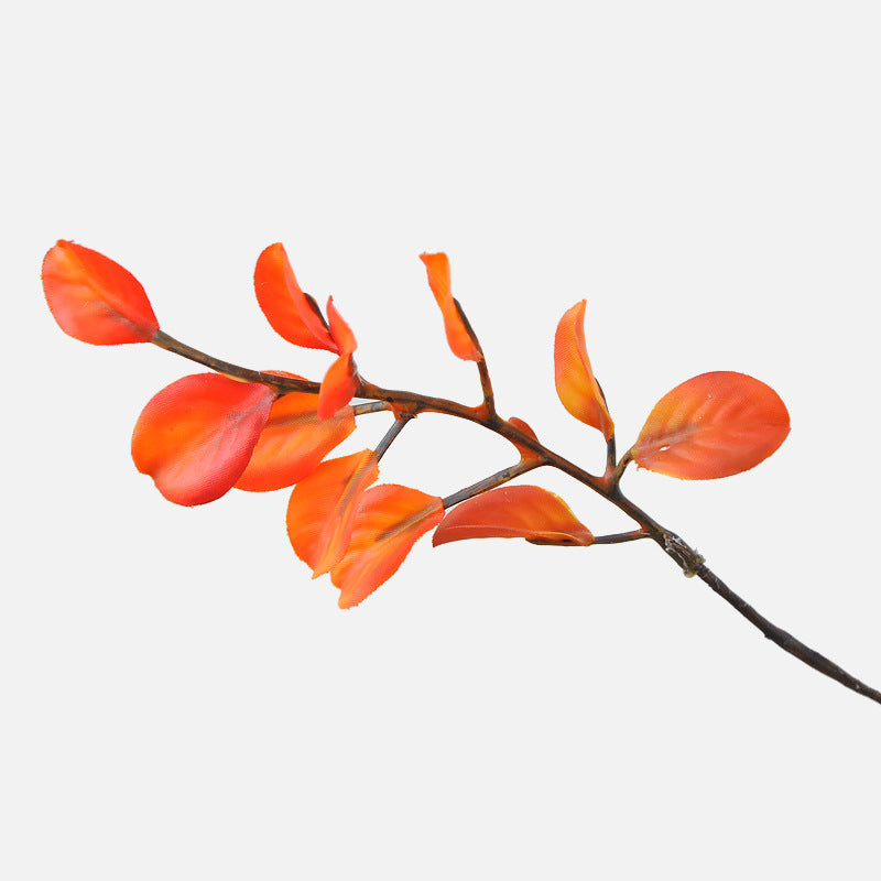 90cm Realistic Red Maple Leaf Artificial Home Decor Branch – Vibrant Autumn Decoration with Gorgeous Faux Leaves for Elegant Arrangements and Stylish Displays