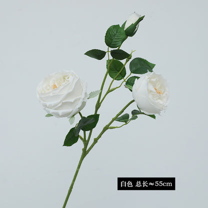 Realistic Touch Austin Rose Flowers for Weddings | Elegant Faux Floral Decor, Perfect for Photography Props and Table Centerpieces