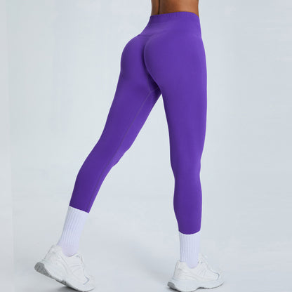 Seamless Women s Running and Yoga Pants Butt Lifting High Waisted Fitness Leggings for Outdoor Workouts