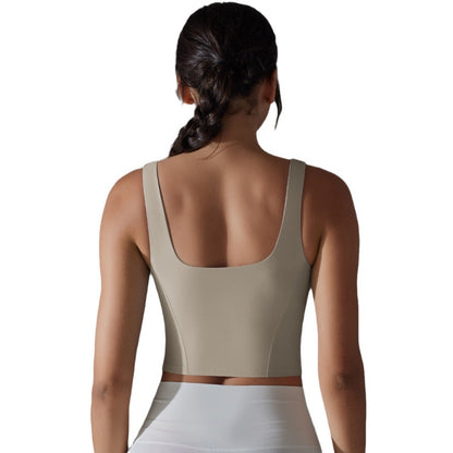 High Performance Compression Fit Yoga Sports Bra with Built in Supportive Cup for Intense Workouts and Running Back Design for Enhanced Comfort and Coverage