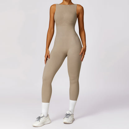 High Performance Women's Yoga Bodysuit with Cut Out Design Sculpting and Lift for Comfort and Flexibility