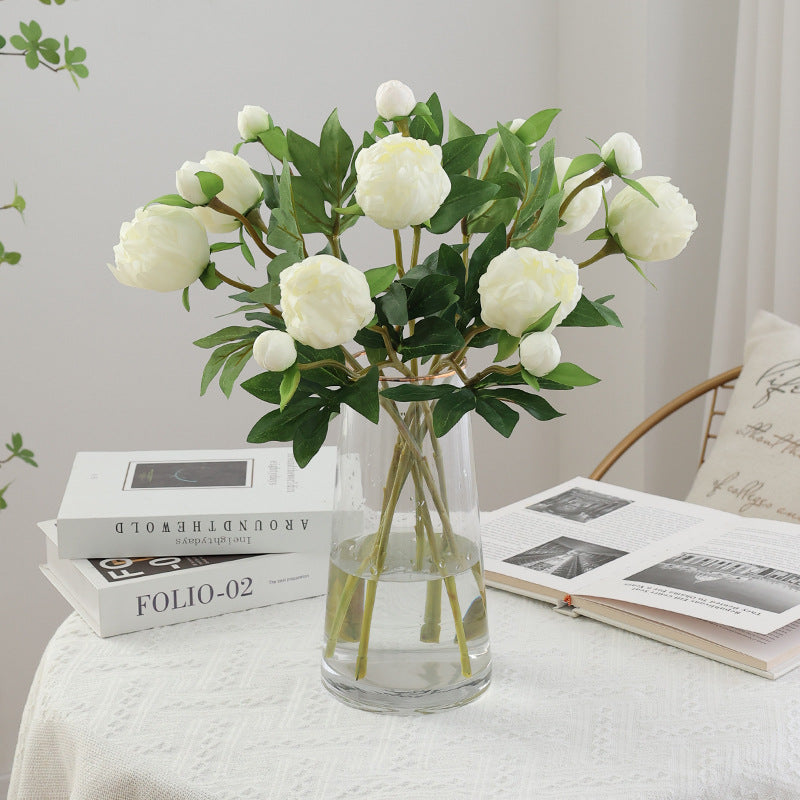 High-Quality Realistic Faux Peony Flowers - Perfect for Home and Restaurant Decor, Stunning Photography Props, and Beautiful Floral Arrangements