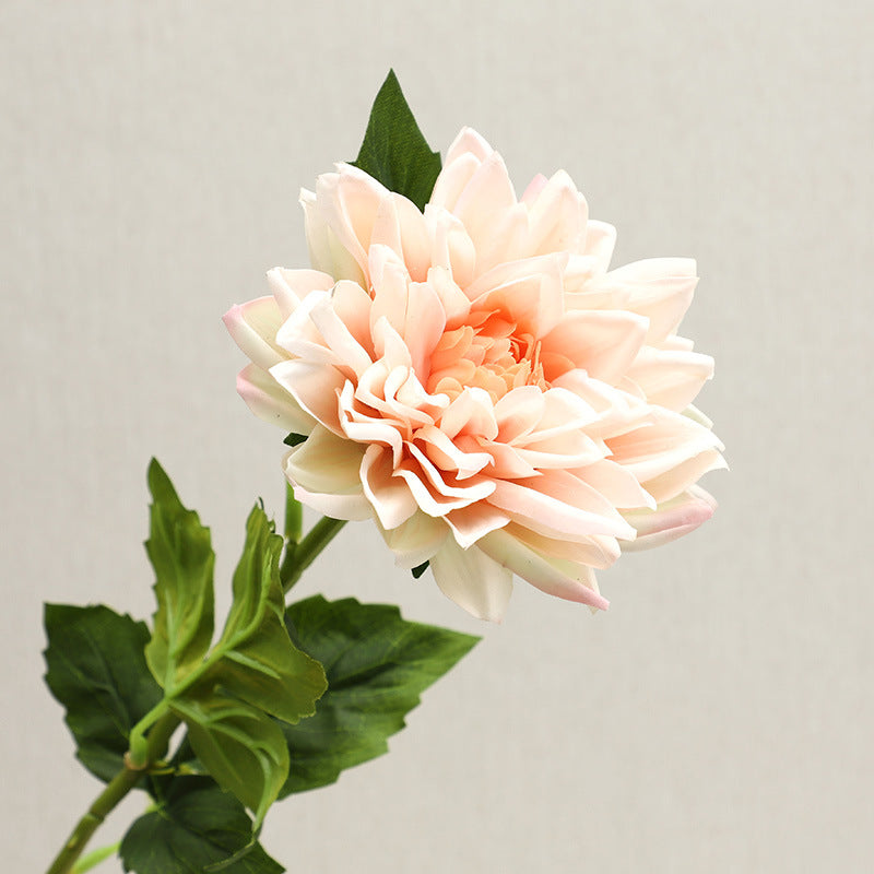 Feel Moisturizing Dahlia Faux Flowers for Home Decoration - Elegant Living Room and Dining Table Centerpiece