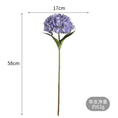 Realistic French Hydrangea Bouquet Centerpiece for Living Room or Dining Table - Designer Quality Faux Flowers for Elegant Home Décor