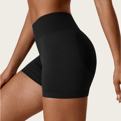 Seamless High Waisted Butt Lifting Breathable Yoga Shorts for Women for Running Fitness and Workout Enthusiasts