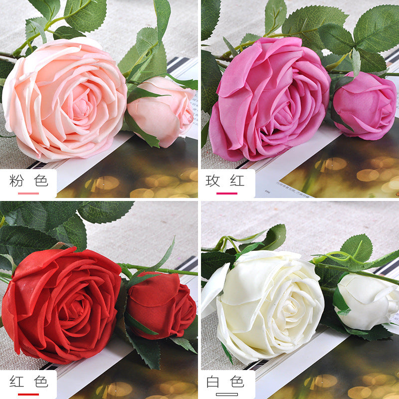 Lifelike Artificial Louis Rose Silk Flowers – Perfect for Weddings, Hotels & Home Décor | Soft Touch, Moisture-Proof, Ideal for Photography Props and Event Styling