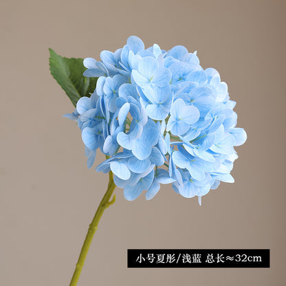 Lifelike 3D Printed Hydrangea Floral Branch - Charming Home Décor Soft Decoration for Beautiful Flower Arrangements