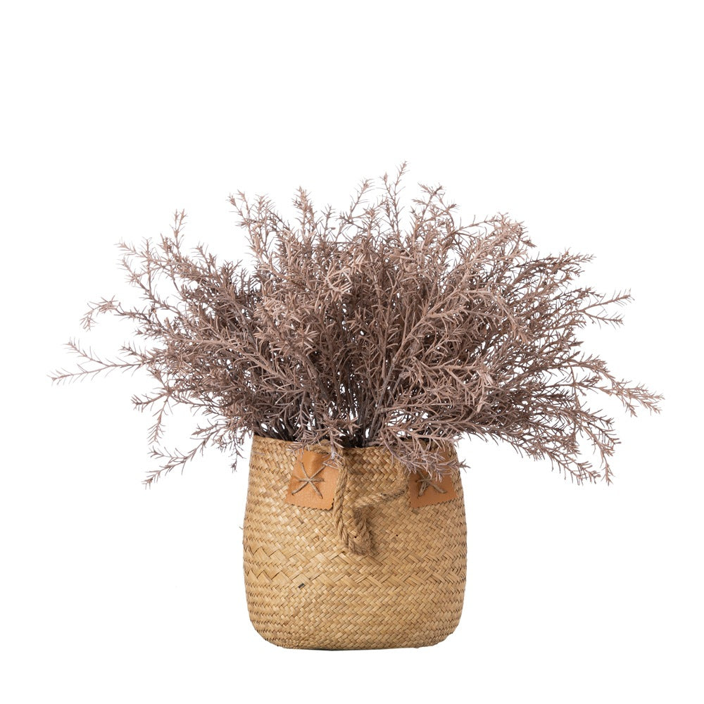 Elegant Long-Handled Faux Rosemary Stems - Perfect for Wedding Decor, Home Accents, and INS-Style Arrangements | YC1088