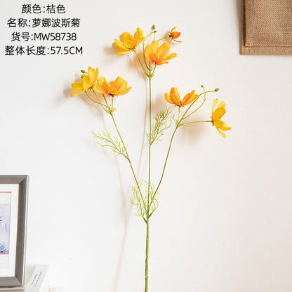 Stunning Single Stem Gerbera Daisy Artificial Flower for Home Decor – Perfect for Weddings, Event Decorations, and Bouquets – MW58738